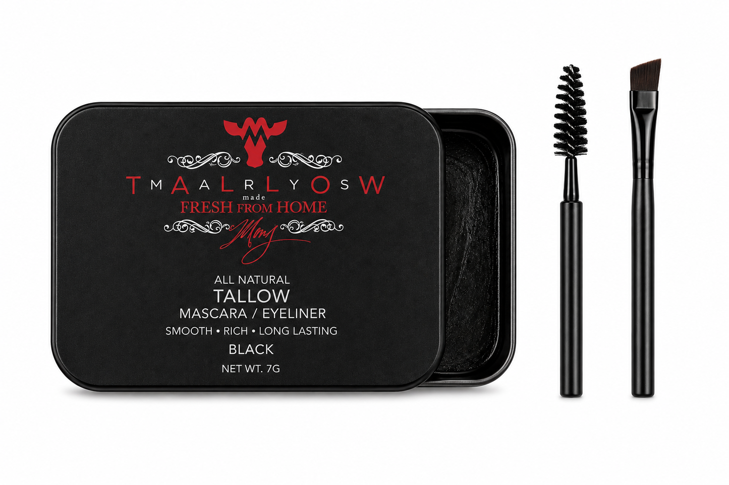 Tallow all natural Mascara/eyeliner . Black