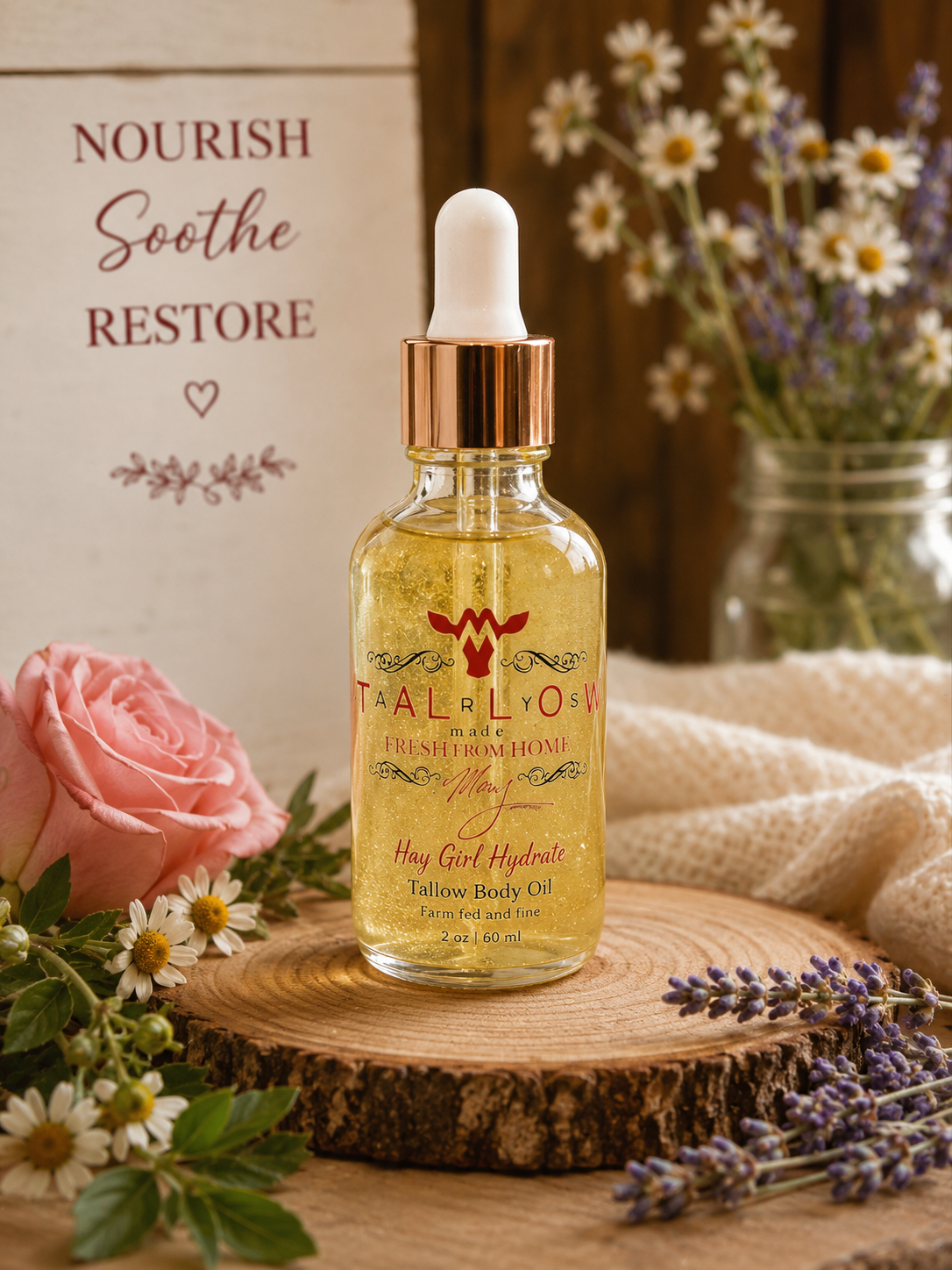 Pheromone shimmering body oil