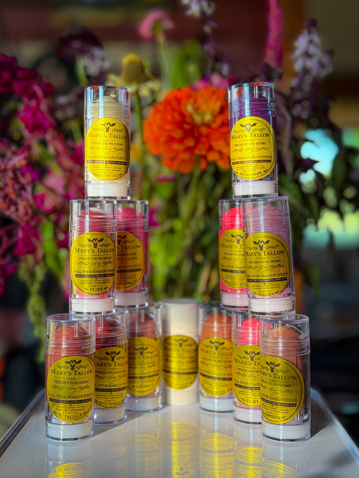 Tallow universal makeup sticks