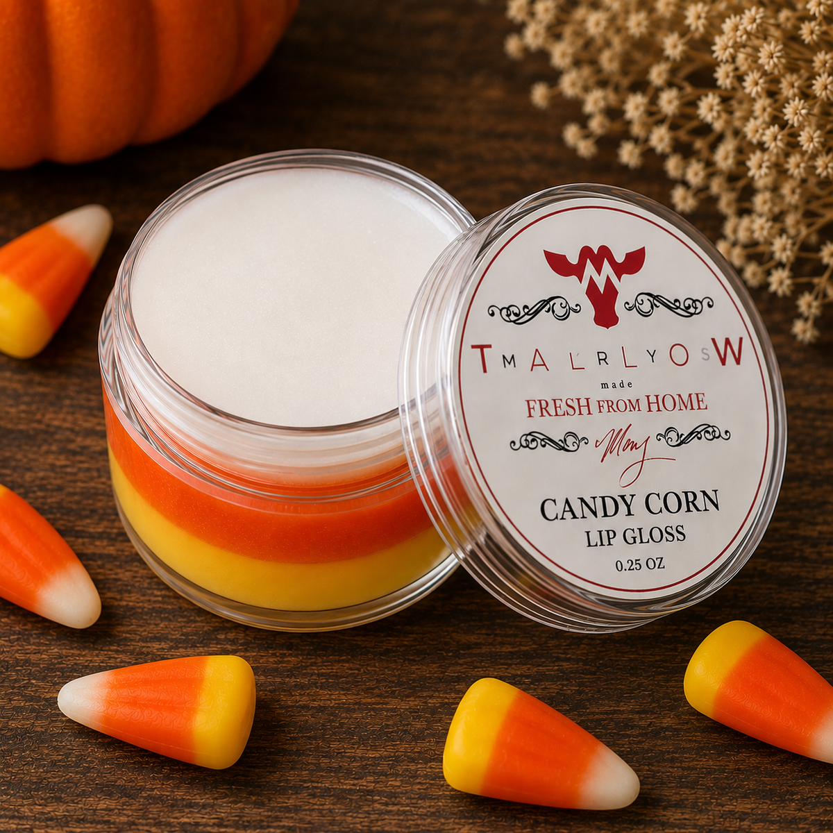 Candy corn lipgloss