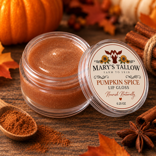 Pumpkin spice lipgloss