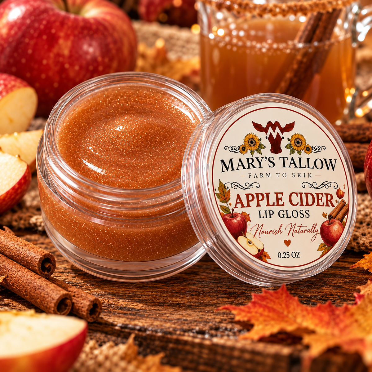 Apple cider lipgloss