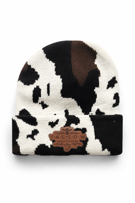 Cow Beanie with logo