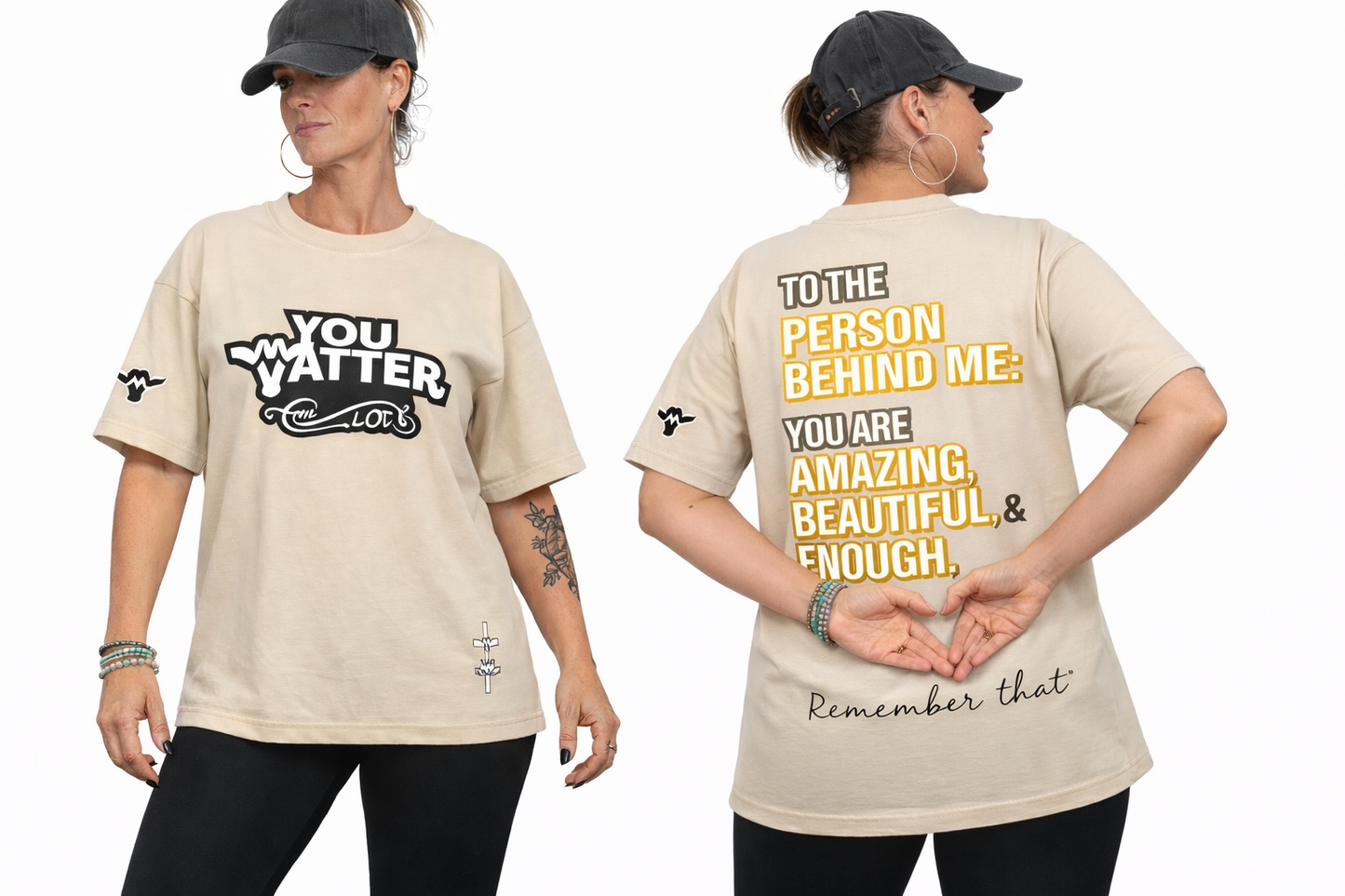 "YOU Matter" Oversized Stonewashed T-shirt