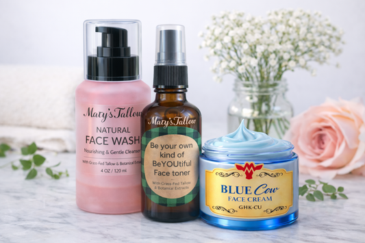 Ultimate skincare package: GHKCU face cream, face toner, face wash