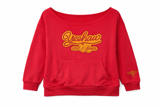 Off the shoulder “BeYOUtiful” thing sweatshirt