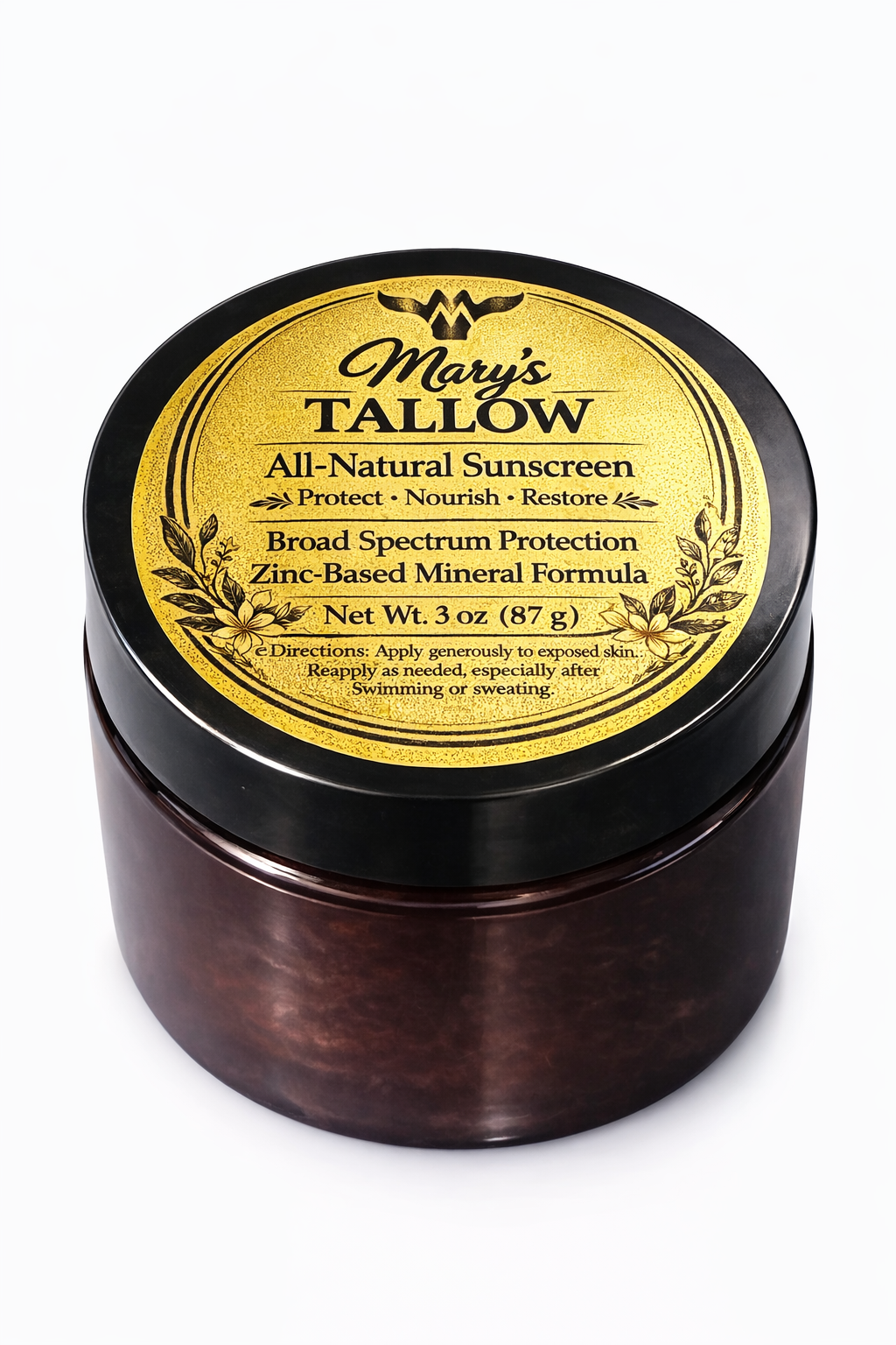 Tallow Natural Sunscreen
