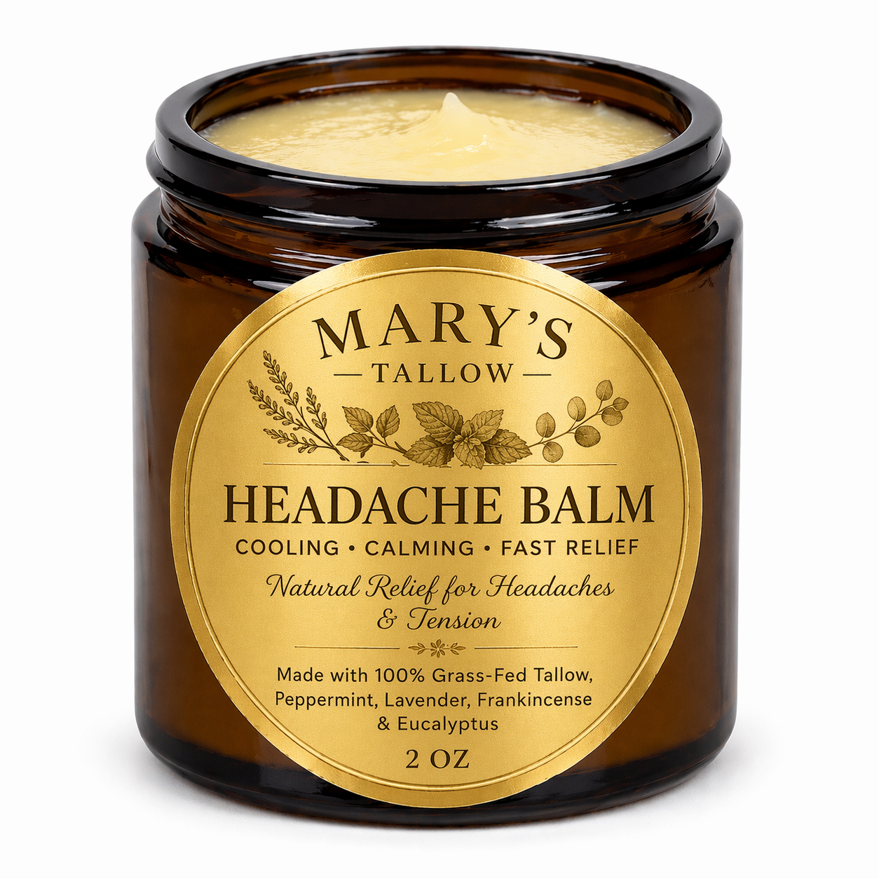 Mary’s Tallow Headache relief balm