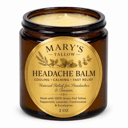 Mary’s Tallow Headache relief balm
